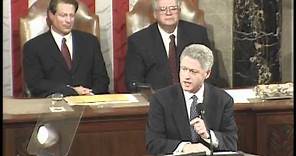 The 1999 State of the Union (Address to a Joint Session of the Congress)
