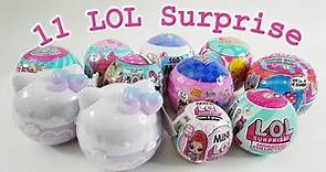11 Different LOL Surprise Doll Collection