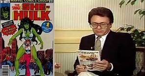Bill Bixby Discovers She-Hulk #1 Comic Book