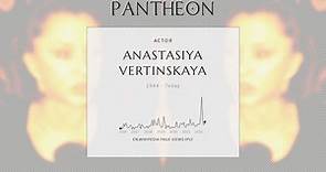 Anastasiya Vertinskaya Biography | Pantheon