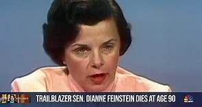 Remembering Dianne Feinstein, the longest-serving woman in Senate history
