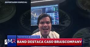 Jornal da Band expõe Braiscompany: "golpe de milhões em criptomoedas" O Jornal da Band expôs a Braiscompany em reportagem veiculada ontem (23). O telejornal da TV Bandeirantes classificou a empresa de Campina Grande, no Agreste da Paraíba, como pirâmide financeira. Segundo a reportagem especial do Jornal da Band, a Braiscompany tinha R$ 600 milhões em ativos. A reportagem ainda mostrou que a empresa atuava fazendo transações de compra e venda com as criptomoedas emprestadas pelos clientes e ofer