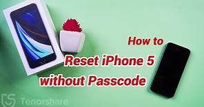 How to Factory Reset iPhone 5 without Passcode