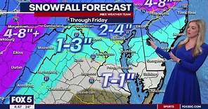 FOX 5 Weather forecast for Thursday, January 18
