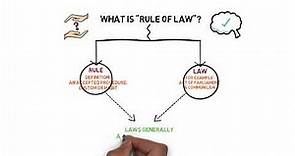 Public Law - Chapter 3: Rule of Law (Degree - Year 1)