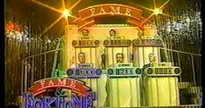 Fame & Fortune lottery game show from Michigan