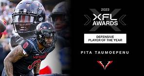 XFL Defensive Player of the Year - Pita Taumoepenu