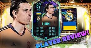 WORTH IT? 🤔 87 FUTURE STARS LUNIN PLAYER REVIEW! (87 RATED ANDRIY LUNIN) - FIFA 21