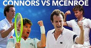 Best of Jimmy Connors vs John McEnroe at the US Open