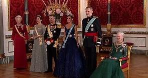 Queen Margrethe II of Denmark hosts state banquet for King Felipe VI of Spain