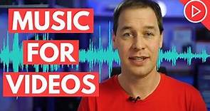 How To Find Music For Your VIDEOS | Top 5 Websites