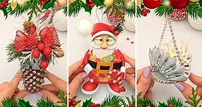 Christmas Craft 🎁 3 Ideas Christmas Decorations 🎁How to Make Your Own Christmas Decorations Craft
