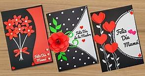 💖DIY 3 Hermosas tarjetas para el Día de la Madre 😘Cards for mothers day | Especial día de mamá🥰🌷