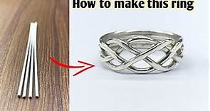 Twisted Silver Ring Making/How it's made/Ring Tutorial