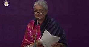 Keynote Speaker Prof. Gayatri Chakravorty Spivak | Post-Colonial Higher Education Conference