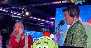 What a Christmas treat! Sam Ryder and the real life Sprouty Claus, Greg James, on Radio 1’s Live Lounge! Watch Merry Veggie Christmas on BBC iPlayer now. #CBeebies #Supertato #Christmas Greg James Sam Ryder #BBCLiveLounge #iPlayer | CBeebies