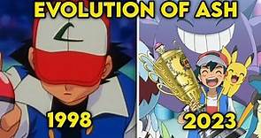 Pokemon Ash Ketchum Evolution (1998-2023) | Kanto- Journeys | Pokemon Horizons