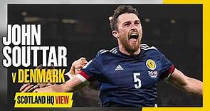 🏴󠁧󠁢󠁳󠁣󠁴󠁿 John Souttar's First Scotland Goal | Scotland v Denmark | #ScotlandHQ View Behind the Goals