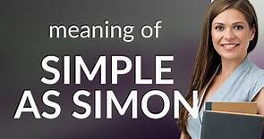 Simple Simon Says: Understanding "Simple as Simon" in English