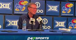 Bill Self reacts to Kansas' win over Oklahoma State