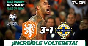 Resumen y goles | Holanda 3 -1 Irlanda | UEFA European Qualifiers | TUDN