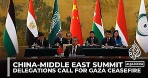 China-Middle East summit: Arab & Muslim delegations call for immediate Gaza ceasefire