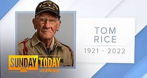 Tom Rice, WWII Paratrooper And American Hero, Dies At 101