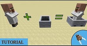 How to get a villager in a minecart - Works everytime ! - Making minecraft simpler