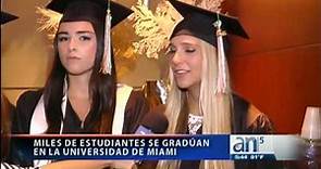 Miles de estudiantes se gradúan en la Universidad de Miami - América TeVé