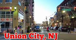 Walk tour in Union City, New Jersey, USA | Some of the streets in the northwestern part of the city