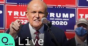 LIVE: Rudy Giuliani and Trump Campaign Officials Hold News Conference at the RNC