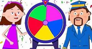 Spin the Color Wheel | Learn Colors | More Educational Videos For Kids - @CaptainDiscovery