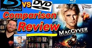 MacGyver Blu Ray Review Complete TV Series Collection / Unboxing & Blu Ray vs DVD Image Comparisons