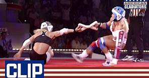 Gladiator Zap: “She Is Strong!” | American Gladiators