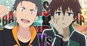 Kazuma Satou vs Subaru Natsuki || Batallas de Rap Random || Midoriya