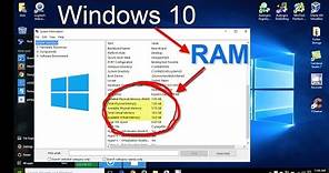 Windows 10 - How to check RAM/Memory - System Specs - Free & Easy