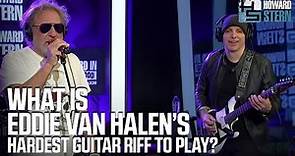 What's Eddie Van Halen’s Most Difficult Guitar Riff to Play?