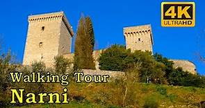 Narni Walking Tour (Terni-Umbria) "I Borghi più belli d'Italia" Video 4k With Captions