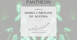 Maria Carolina of Austria Biography - Queen of Naples and Sicily from 1768 to 1814