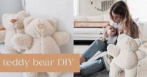 How To Sew A Teddy Bear | Pattern + Tutorial for Beginners