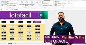 Sistema LotoFácil no Excel