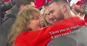 The FULL CONVERSATION Between Taylor Swift and Travis Kelce On The Football Field...