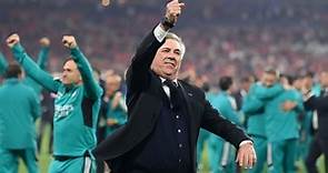 ¿Cuál es el palmarés de Carlo Ancelotti como entrenador y qué títulos ha ganado en el Real Madrid?