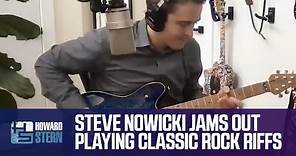 Steve Nowicki Jams Out Playing Classic Rock Guitar Riffs