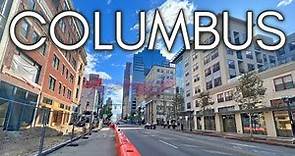 Downtown Columbus Virtual Walking Tour - 4K UHD - Life in Columbus, Ohio, USA 🇺🇸