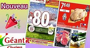 catalogue géant casino du 19 septembre au 01 octobre 2023 /arrivage géant casino France