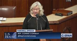Representative Connie Conway (R-CA) Farewell Speech