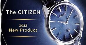 [CITIZEN] 2022 The CITIZEN model featuring light-powered Eco-Drive and an indigo washi paper dial.