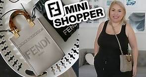 Fendi Sunshine Mini Shopper Tote Bag Review - How to Wear It - What Fits Inside