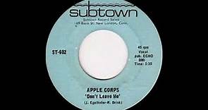 Apple corps - Don't leave me